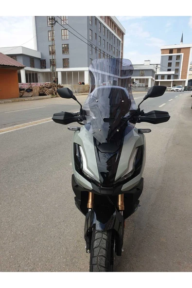 MOTOCAM Honda Adv 350 Siperlik Ön Cam 2023-2025 Model 72cm Füme Renkli 4mm UZUN CAM ürün görseli