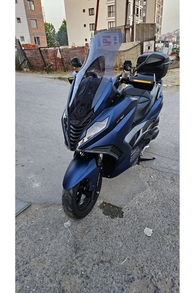 MOTOCAM Arora GT 125 250 Siperlik Ön Cam 2023-2025 Model 83cm Füme Renkli 4mm UZUN CAM - 3