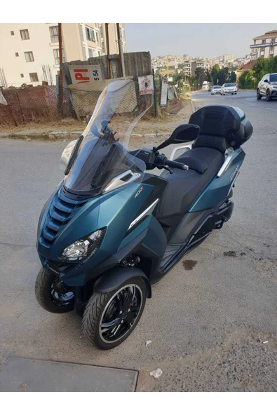 MOTOCAM Peugeot Metropolis 400 Siperlik Ön Cam 2021-2025 Model 68cm Şeffaf Renkli 4mm - Resim 2