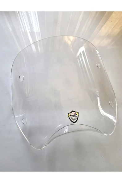 MOTOCAM Piaggio Beverly 500 Ön Uzatma Camı 2001-2007 Model 34cm Şeffaf Renkli 4mm APARATSIZDIR - Resim 3