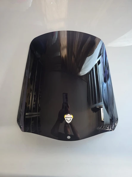 MOTOCAM Dorado Sandor 250 Siperlik Ön Cam 2006 Model 41cm siyah Renkli 4mm - Resim 2