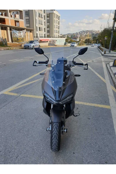 MOTOCAM Falcon Trex 188 Siperlik Ön Cam 2022-2025 Model 75cm Şeffaf Renkli 4mm UZUN CAM ürün görseli