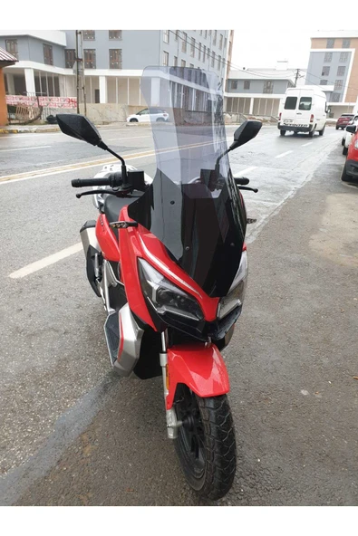 MOTOCAM RKS Reale 125 Siperlik Ön Cam 2023-2025 Model 78cm Füme Renkli 4mm UZUN CAM - Resim 2