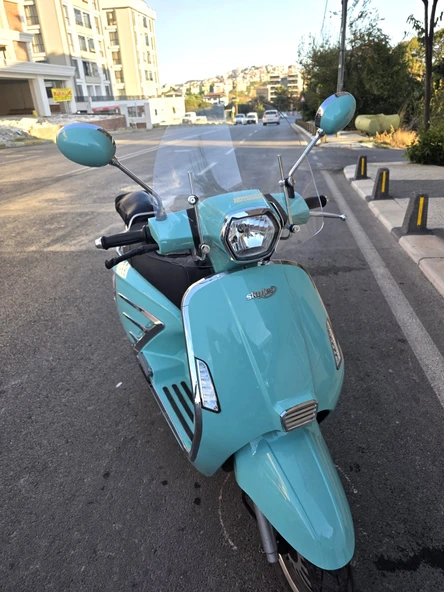 MOTOCAM Skyjet Bellina Ön Cam 2024-2025 Model 37cm Şeffaf Renkli 4mm APARATSIZDIR - Resim 2