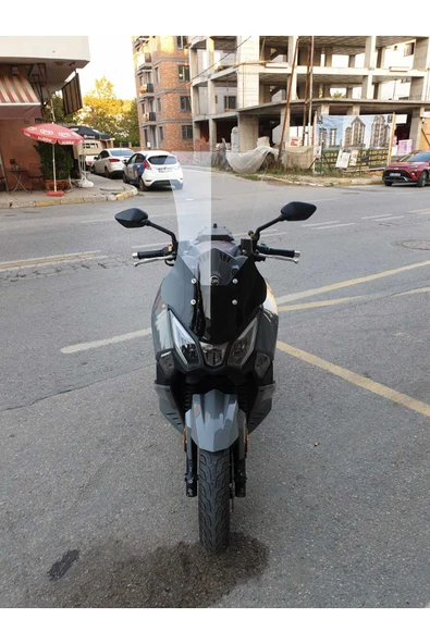 MOTOCAM SYM Joyride 300 Siperlik Ön Cam 2023-2025 Model 75cm Şeffaf Renkli 4mm UZUN CAM ürün görseli