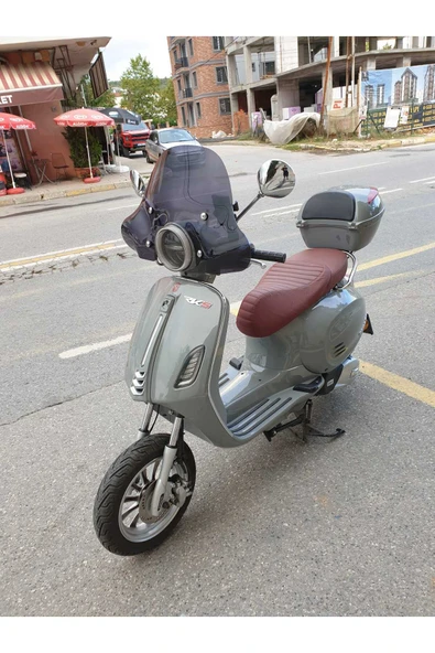 MOTOCAM RKS Pride 125 Siperlik Ön Cam 2023-2025 Model 39cm siyah Renkli 4mm APARATSIZDIR - Resim 3