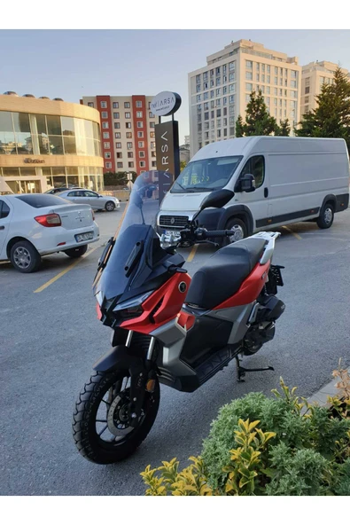 MOTOCAM Voge SR1 ADV Siperlik Ön Cam 2023-2025 Model 71cm Füme Renkli 4mm - Resim 3