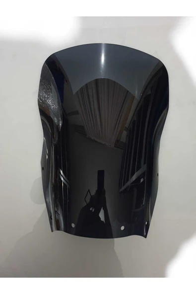 MOTOCAM Kawasaki KLE 500 Siperlik Ön Cam 1991-2004 Model 45cm Siyah Renkli 4mm UZUN CAM ürün görseli