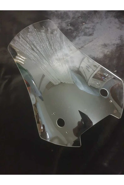 MOTOCAM Kawasaki Versys Siperlik Ön Cam 2015-2018 Model 52cm Şeffaf Renkli 4mm - Resim 2