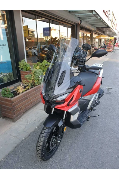 MOTOCAM Voge SR1 ADV Siperlik Ön Cam 2023-2025 Model 71cm Şeffaf Renkli 4mm - Resim 3