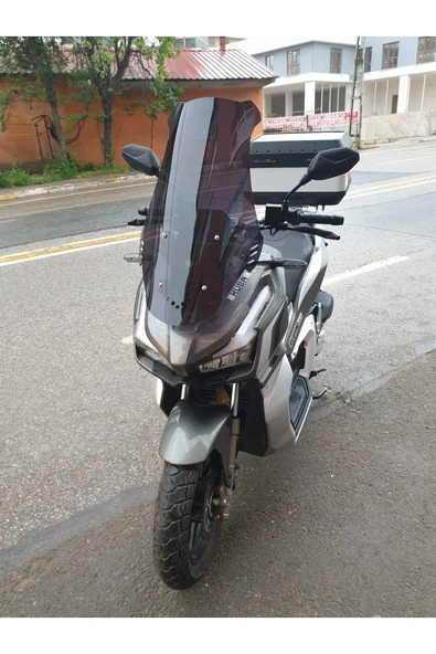 MOTOCAM Küba Rubano 150 Siperlik Ön Cam 2023-2025 Model 75cm Siyah Renkli 4mm UZUN CAM - 2