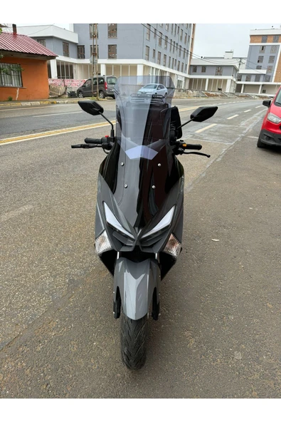 MOTOCAM Volta Apec Apx5 Siperlik Ön Cam 2023-2025 Model 78cm Füme Renkli 4mm UZUN CAM ürün görseli