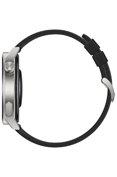 Huaweı Watch Gt3 Pro 46mm (TİTANYUM KASA - SİYAH SİLİKON KAYIŞ) KUTUSU AÇIK SIFIR - 4