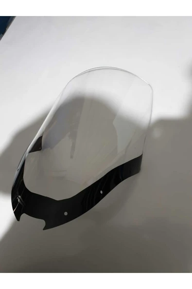 MOTOCAM SYM Joyride 200 Siperlik Ön Cam 2002-2008 Model 55cm (Karbüratörlü) Şeffaf Renkli 4mm - Resim 2