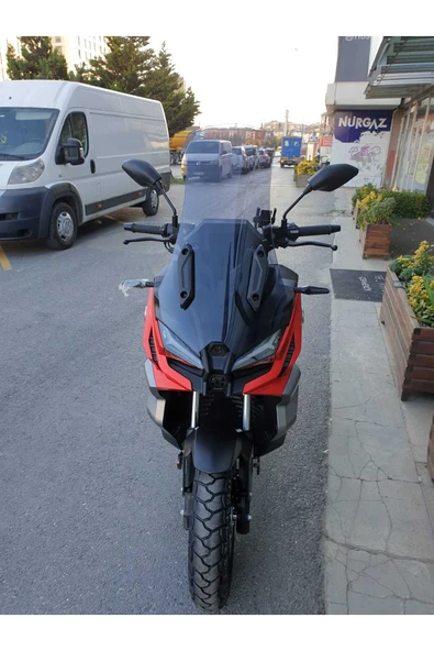 MOTOCAM Voge SR1 ADV Siperlik Ön Cam 2023-2025 Model 71cm Füme Renkli 4mm ürün görseli