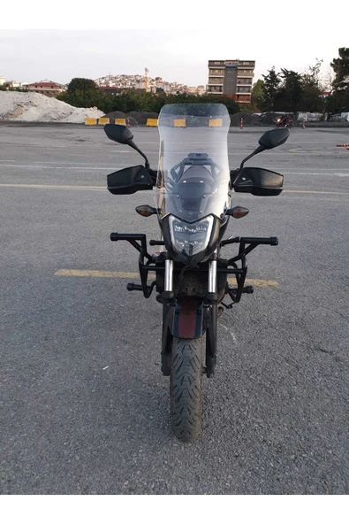 MOTOCAM Honda NC 700 750 S Siperlik Ön Cam 2012-2020 Model 50cm Şeffaf Renkli 4mm ORTA BOYLU CAM ürün görseli