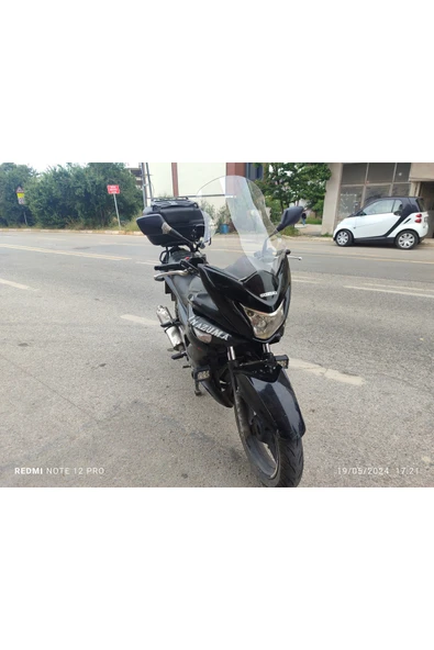 MOTOCAM Suzuki İnazuma GW 250F Siperlik Ön Cam 2012-2017 Model 50cm Şeffaf Renkli 4mm - Resim 3