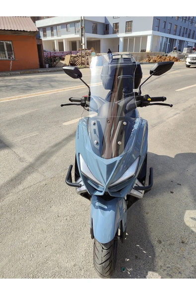 MOTOCAM Küba Chia 125 Siperlik Ön Cam 2023-2025 Model 75cm Şeffaf Renkli 4mm UZUN CAM ürün görseli