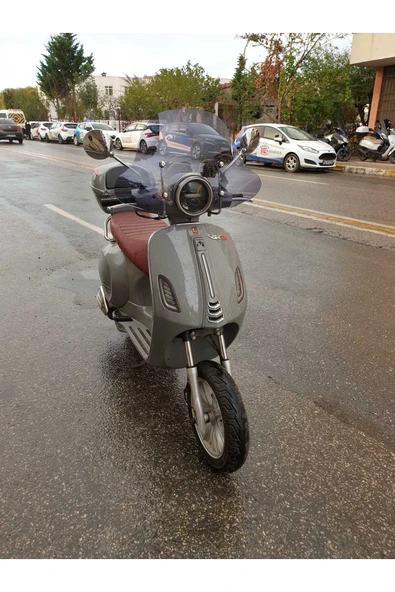 MOTOCAM RKS Pride 125 Siperlik Ön Cam 2023-2025 Model 39cm Füme Renkli 4mm APARATSIZDIR - Resim 3