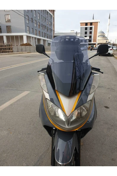 MOTOCAM Yamaha Majesty 400 Siperlik Ön Cam 2005-2006 Model 68cm Füme Renkli 4mm ürün görseli