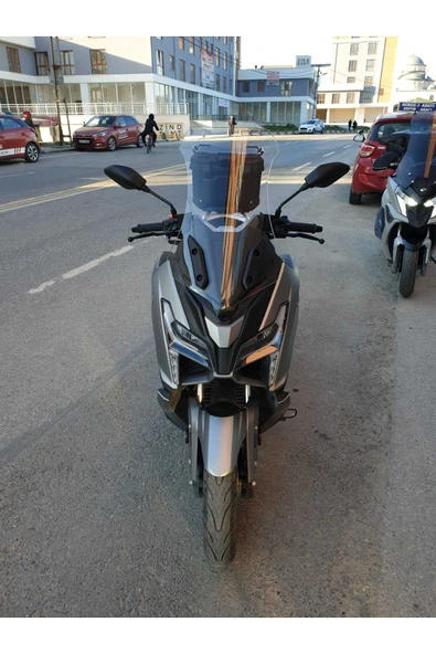 MOTOCAM Voge SR1 Siperlik Ön Cam 2023-2025 Model 72cm Şeffaf Renkli 4mm UZUN CAM ürün görseli