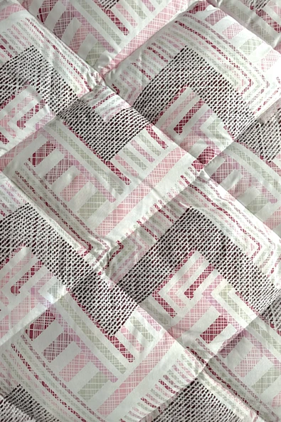 Alla Turca Çift Kişilik 4 Yastık Kılıflı Lastikli Çarşaflı Çift Taraflı Desenli Uyku Seti-Nova Gül Kurusu - 4