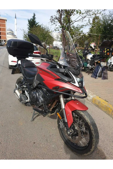 MOTOCAM Voge DS 500 Siperlik Ön Cam 2021-2025 Model 55cm Şeffaf Renkli 4mm - Resim 2