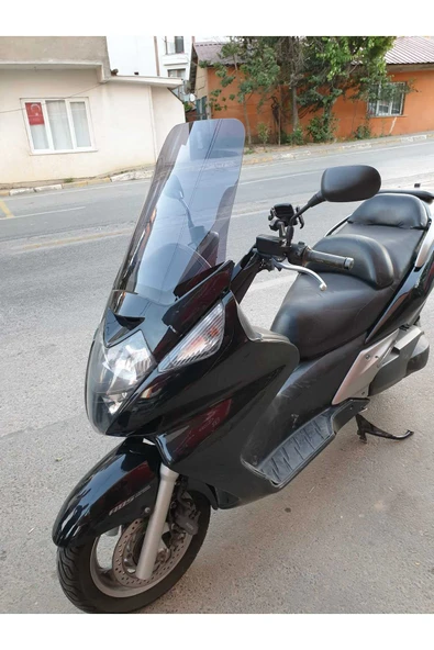 MOTOCAM Honda Silverwing FJS 400 Siperlik Ön Cam 2001-2012 Model 52cm Füme Renkli 4mm - Resim 3