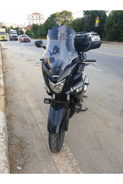 MOTOCAM Suzuki İnazuma GW 250F Siperlik Ön Cam 2012-2017 Model 50cm Füme Renkli 4mm - Resim 2