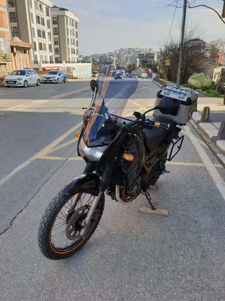 MOTOCAM Kawasaki KLE 500 Siperlik Ön Cam 2005-2008 Model 58cm Füme Renkli 4mm UZUN CAM - Resim 2