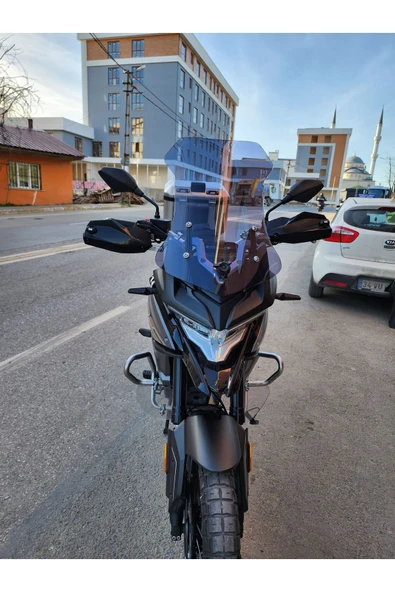 MOTOCAM Voge DS 300 Siperlik Ön Cam 2021-2025 Model 55cm Füme Renkli 4mm ürün görseli