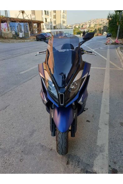 MOTOCAM Kymco Downtown 250i Siperlik Ön Cam 2016-2025 Model 61cm Füme Renkli 4mm ürün görseli