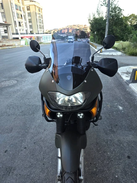 MOTOCAM Honda Transalp XL 650 Siperlik Ön Cam 2000-2008 Model 54cm Füme Renkli 4mm ürün görseli