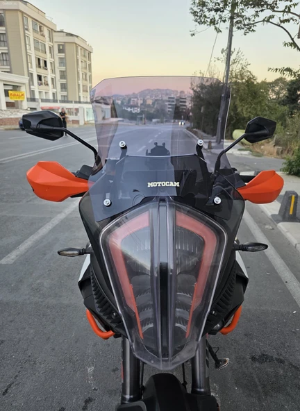 MOTOCAM KTM 1290 Super Adventure Ön Cam 2017-2020 Model 54cm Füme Renkli 4mm ürün görseli