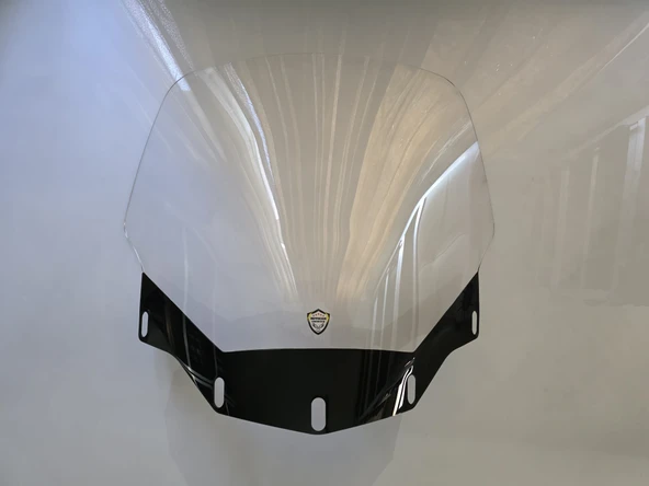 MOTOCAM Honda Goldwing GL 1500 Siperlik Ön Cam 2007-2008 Model 66cm Şeffaf Renkli 4mm - Resim 3