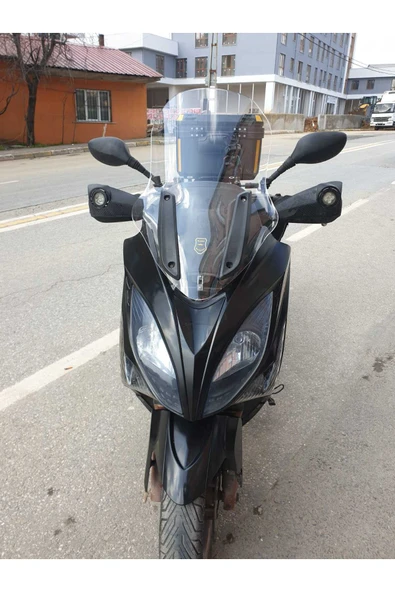 MOTOCAM Kymco Xciting 250 500 R Siperlik Ön Cam 2010-2011 Model 72cm Şeffaf Renkli 4mm UZUN CAM ürün görseli