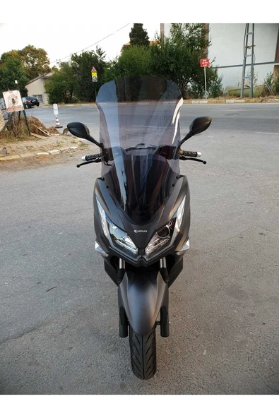 MOTOCAM Kanuni Reha 250 Siperlik Ön Cam 2022-2025 Model 72cm Füme Renkli 4mm UZUN CAM ürün görseli