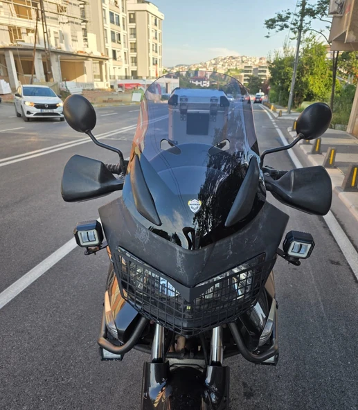 MOTOCAM Honda Varadero Mk.2 Mk.3 Siperlik Ön Cam 2004-2011 Model 48cm Füme Renkli 4mm ürün görseli