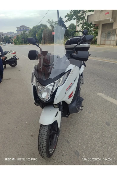 MOTOCAM Honda NC 750 D İntegra Siperlik Ön Cam 2014-2020 Model 68cm Şeffaf Renkli 4mm - 3
