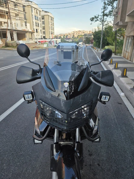 MOTOCAM Honda Varadero Mk.2 Mk.3 Siperlik Ön Cam 2004-2011 Model 48cm Şeffaf Renkli 4mm ürün görseli