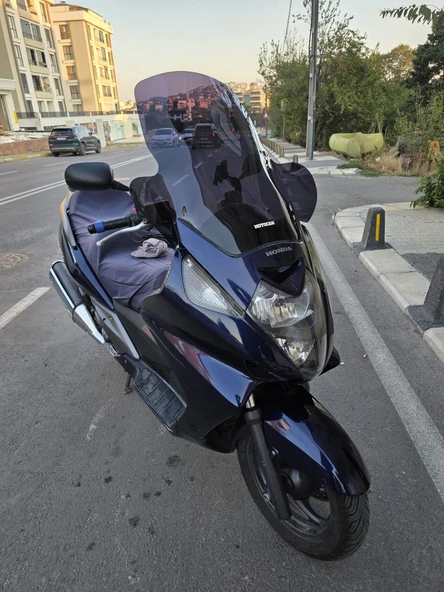 MOTOCAM Honda Silverwing FJS 600 Ön Cam 2001-2012 Model 68cm Siyah Renkli 4mm ELCİKLİ - Resim 2