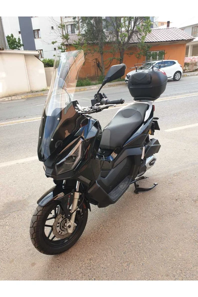 MOTOCAM Kanuni Seha Siperlik Ön Cam 2022-2025 Model 78cm şeffaf Renkli 4mm UZUN CAM - Resim 2