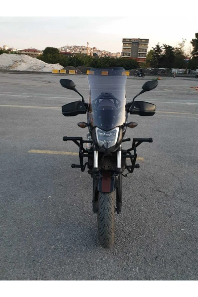 MOTOCAM Honda NC 700 750 S Siperlik Ön Cam 2012-2020 Model 50cm Füme Renkli 4mm ORTA BOYLU CAM ürün görseli