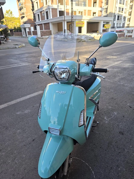 MOTOCAM Skyjet Bellina Ön Cam 2024-2025 Model 37cm Şeffaf Renkli 4mm APARATSIZDIR - Resim 3