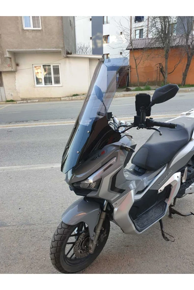 MOTOCAM RKS Veloce 150 Siperlik Ön Cam 2023-2025 Model 78cm Füme Renkli 4mm UZUN CAM - Resim 2