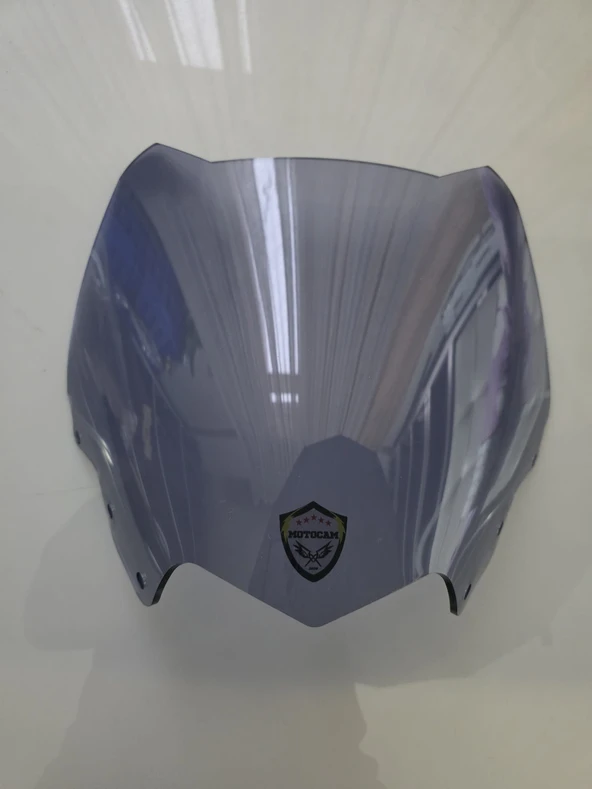 MOTOCAM Yamaha Xmax 250 Siperlik Ön Cam 2011-2013 Model 36cm Füme Renkli 4mm SPORTİF - Resim 3