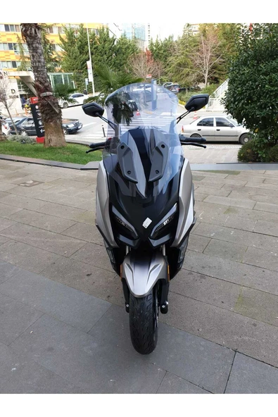 MOTOCAM QJ Fort 350 Siperlik Ön Cam 2023-2025 Model 74cm Füme Renkli 4mm UZUN CAM ürün görseli