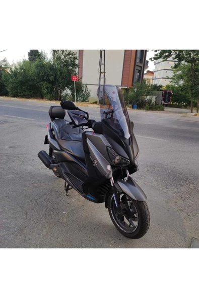 MOTOCAM Yamaha Xmax 250 Siperlik Ön Cam 2014-2017 Model 58cm Füme Renkli 4mm - Resim 2