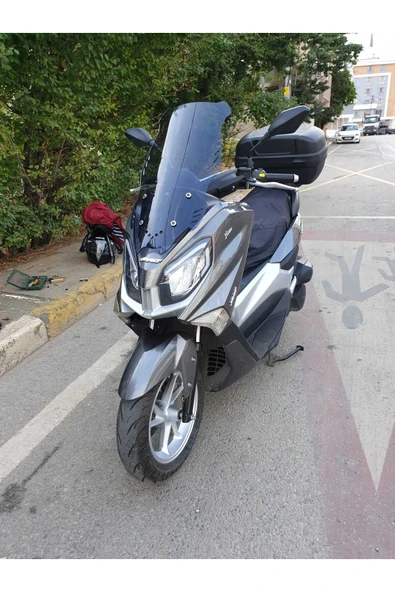 MOTOCAM Revolt Rm5 Siperlik Ön Cam 2020-2021 Model 65cm Füme Renkli 4mm ORTA BOYLU CAM - 3