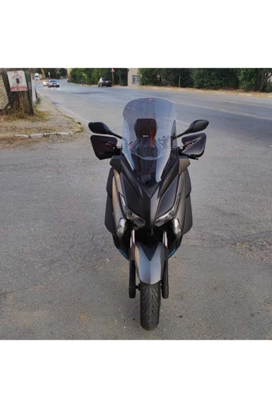 MOTOCAM Yamaha Xmax 250 Siperlik Ön Cam 2014-2017 Model 58cm Füme Renkli 4mm ürün görseli
